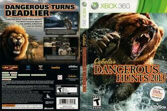 Cabelas Dangerous Hunts Ntsc Cover Disc Scans