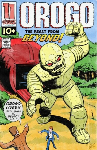 Jack Kirby Monster Tribute By Mickeyr