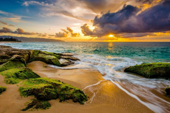 A Beautiful Hawaiian Sunset Wallpaper
