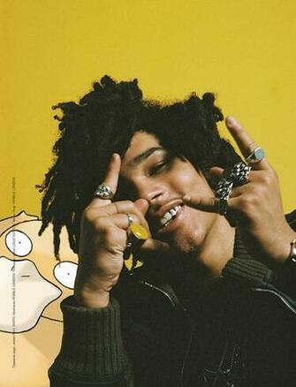 Luka Sabbat Poses For Wonderland Magazine October Issue