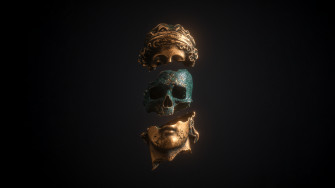 Greek Skull By Billelis R Wallpaper