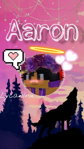 Aphmau Wallpaper Text Poster Font Violet Purple