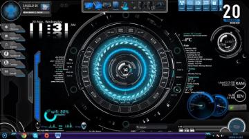 Jarvis Desktop Wallpaper On