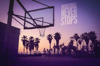 Basketball Never Stops Blue Vizualize