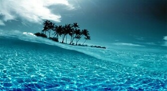 Tropical Lagoon Wallpaper Desktop