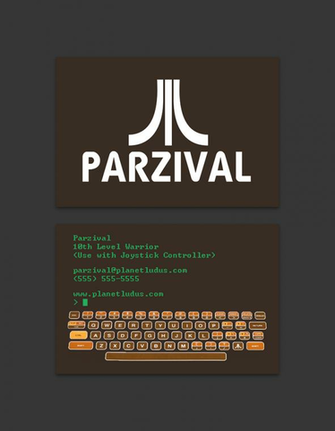 Ready Player One Business Card By Sirmehr