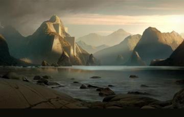 Wallpaper Mountains Rocks Stones Sunset Valley Image For