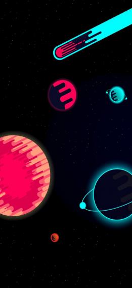Dark Planet Minimal iPhone Pro Ultra HD Wallpaper