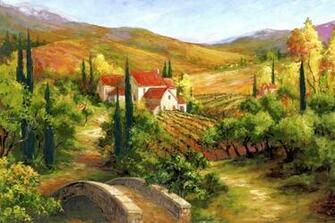 Tuscan Bridge By Art Fronckowiak Tile Mural Creative Arts
