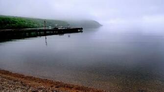 Foggy Lake Wallpaper