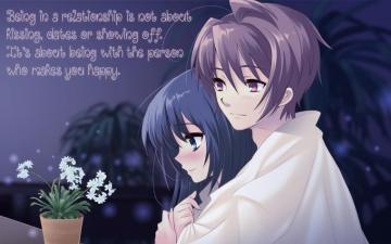 Cute Anime Couple Hugging Couples In Love