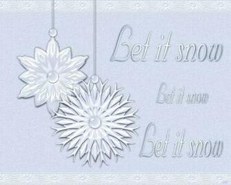 Let It Snow Wallpaper