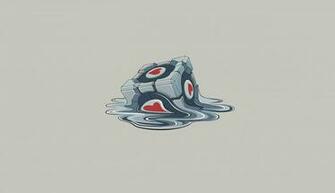 Companion Cube Wallpaper