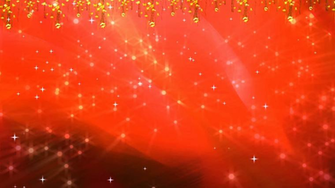 Abstract Red Stars Shining Background Stock Video Footage