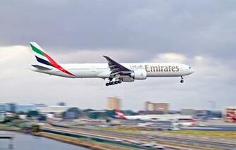 Wallpaper The City Airport Boeing Plane Landing