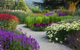 Standard Resolutions Of English Flower Garden For Mobile Device