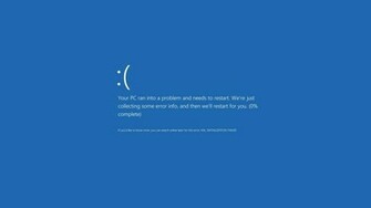 Blue Screen Of Death Background Wallpaper