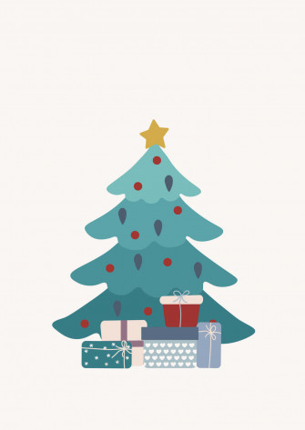Cute Simple Christmas Wallpaper