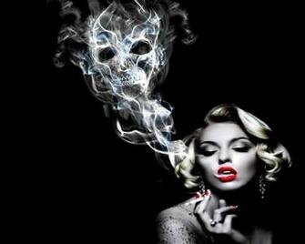Smoke Skull Wallpaper Sexy Smoking