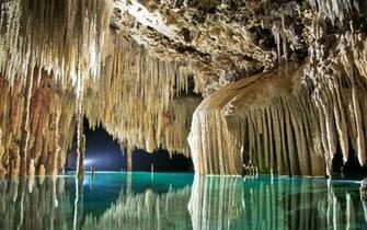 Maya Wallpaper Description Rio Secreto Caves In Riviera