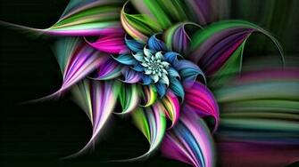3d Flower HD Wallpaper