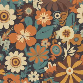 70s Flower Wallpaper