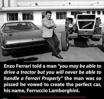 Lamborghini Cars Were A Result Of Tractor Company Owner Being