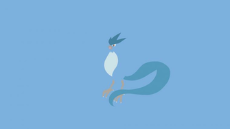 Minimalistic Wallpaper Articuno By Mardgeert On