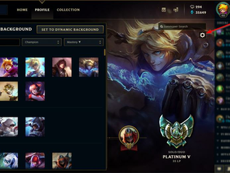You Ll Be Able To Choose What Champion Is Your Profile Background