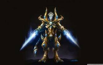 Protoss Zealot Starcraft Ultra HD Desktop Background Wallpaper