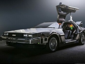 Ma In Delorean Timpului De C Tre Echipa Timecar HD Ecranul