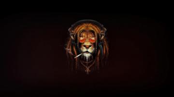 Lion Art Wallpaper On