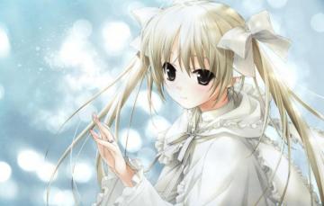 Wallpaper Tape Ring Girl Bows Kasugano Sora Yosuga No
