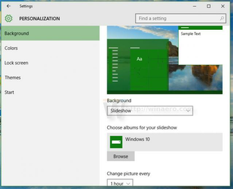 Desktop Slideshow Auto Changing Wallpaper In Windows