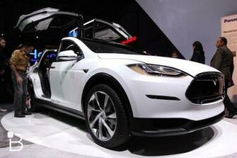 Tesla Model X Background HD Wallpaper