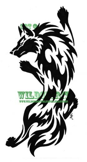 Wolf Tribal Tattoo By Wildspiritwolf