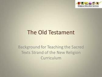 The Old Testament Background For Teaching Sacred Texts Strand