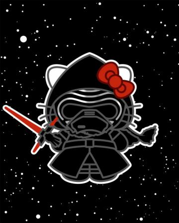 Hello Kitty Kylo Ren Wallpaper On We Heart It