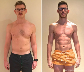Before After Body Building Fitness Transformation 591c110854f67 Wallpaper