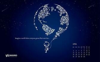 April Calendar Wide Themes Wallpaper List