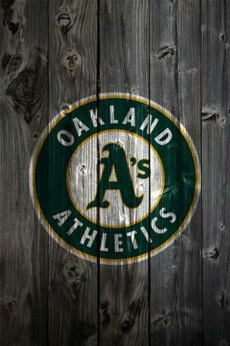 Oakland Athletics iPhone Wallpaper Background Lets Go