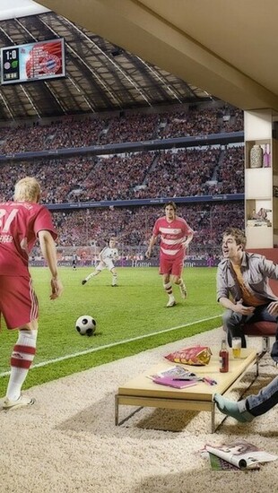 Funny Football iPhone Wallpaper