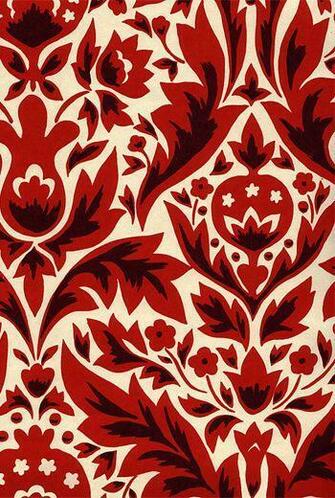Homes Interiors Damask Wallpaper Red Eley Kishimoto Online