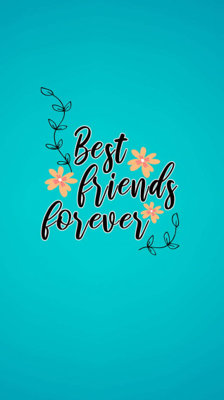 Best Friends Forever Background HD Wallpaper