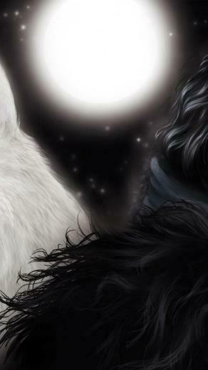 Artwork Game Of Thrones Jon Snow Wolves Wallpaper