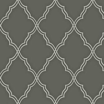 Candice Olson Ii Moroccan X Trellis Foiled Wallpaper By York