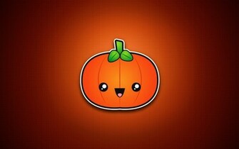Simple Orange Pumpkin Desktop Pc And Mac Wallpaper
