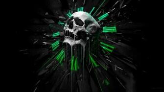 Clock Melting Skull Death HD Wallpaper Epic Desktop Background