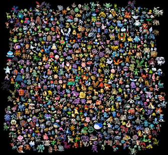 All Pokemon Sprites Gen I V By Greenfeline777