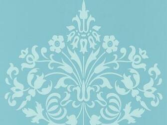 Delivery On Amy Butler Fountain Ocean Blue Damask Wallpaper